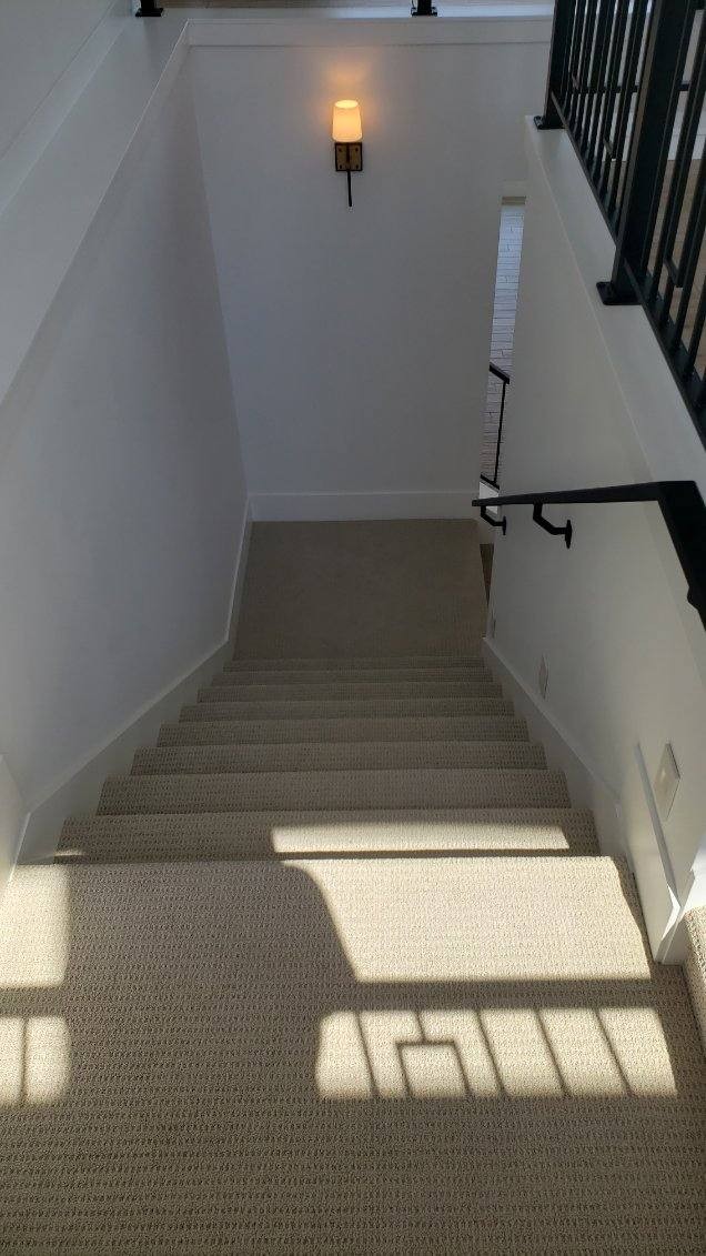 New carpet installation on stairs in Wenatchee WA